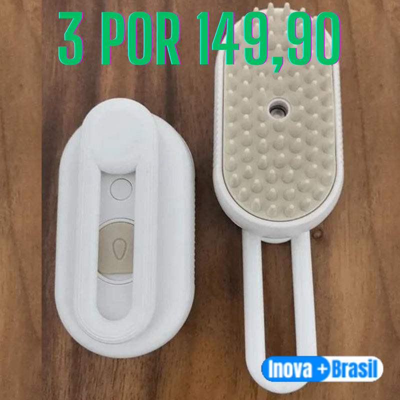 Escova Removedora De Pelos 3 Em 1 - Suave e Eficiente