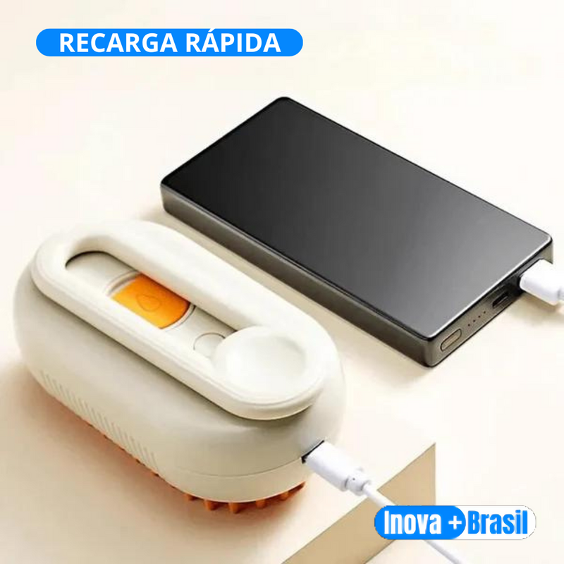 Escova Removedora De Pelos 3 Em 1 - Suave e Eficiente