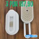 Escova Removedora De Pelos 3 Em 1 - Suave e Eficiente