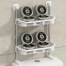 Suporte Para Banheiro 2 andares - Adesivo Autocolante