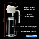 Garrafa de Vidro para Borrifar Óleo na medida certa - Saúde Em Primeiro Lugar