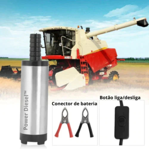 Bomba de Transferência de Óleo e Água Profissional - Inova + Brasil