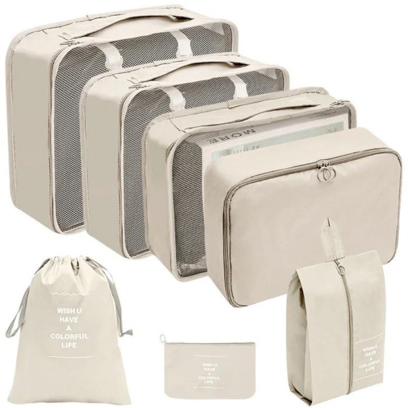 Kit Organizador de Malas 7 Peças - Impermeável