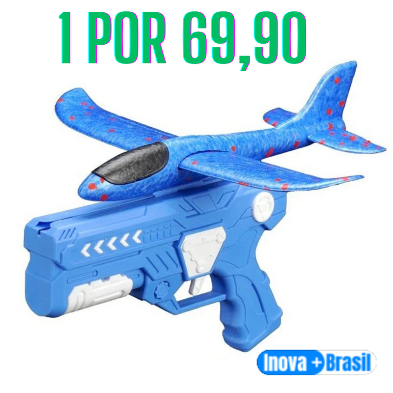 Lançador de Avião Para Crianças - Seguro e Divertido