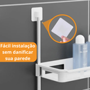 Suporte Para Banheiro 2 andares - Adesivo Autocolante