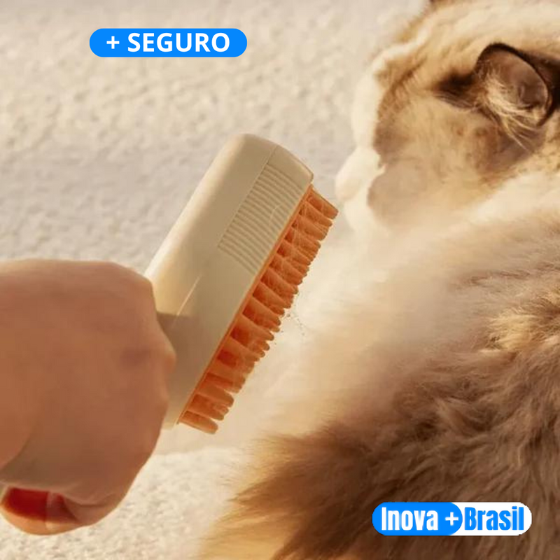 Escova Removedora De Pelos 3 Em 1 - Suave e Eficiente