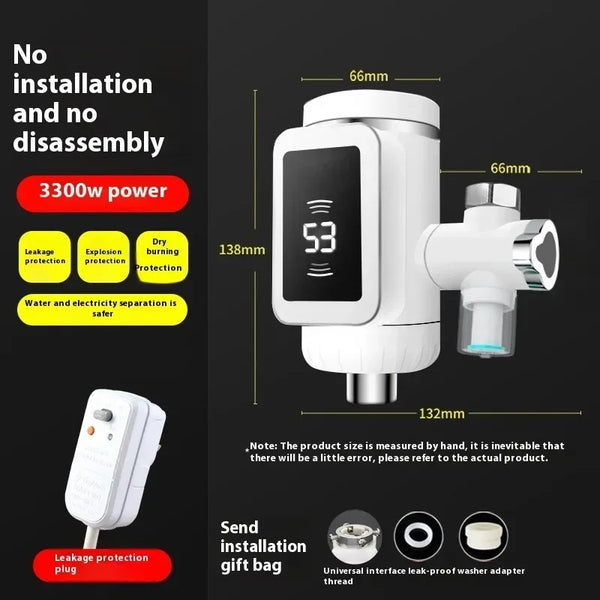 🔥 Transforme Sua Torneira em Elétrica! Aquecimento Instantâneo Digital – Recarregável e Sem Fio