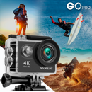 Câmera de Ação Profissional Portátil 4K Ultra HD 60FPS - Estilo Go Pro - Inova + Brasil