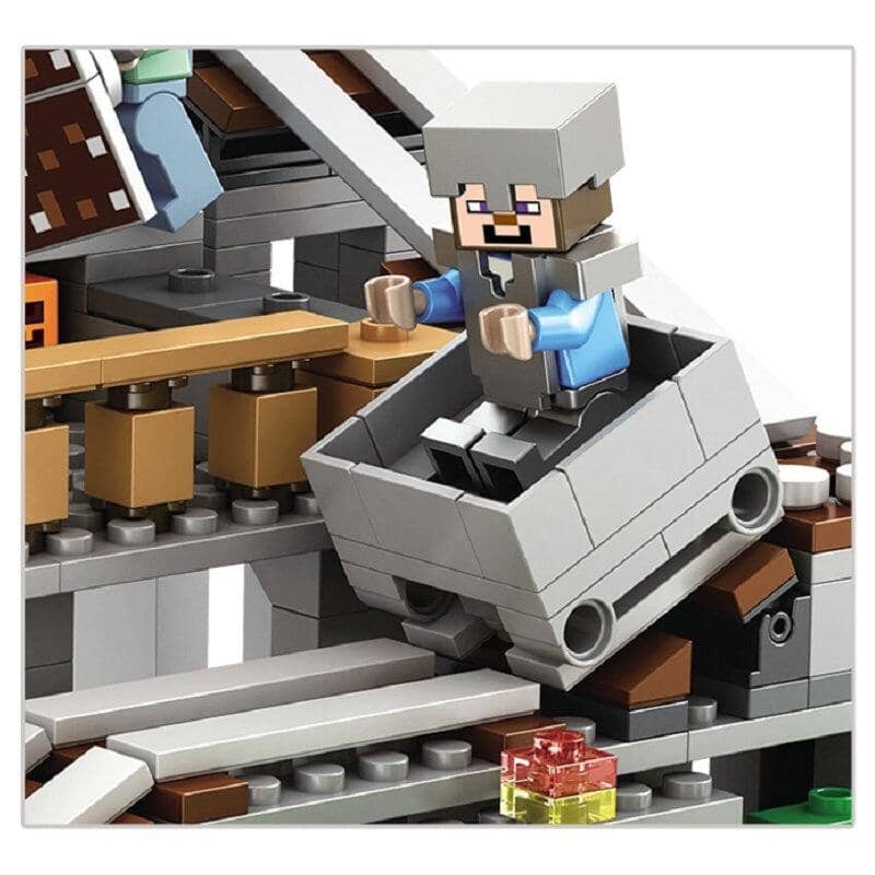 Bloco de Montar Minecraft - Modelo Caverna da Montanha - Inova + Brasil