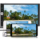 Central Multimídia Universal 7 Polegadas Wifi Gps Mp5 Bluetooth - EasyCar - Inova + Brasil