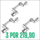 Extensor de Torneira Giratório Universal em Inox 1080º - KIT PROMOÇÃO