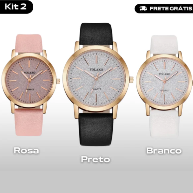 Relógio Minimalista - [Compre 1 & Leve 3]