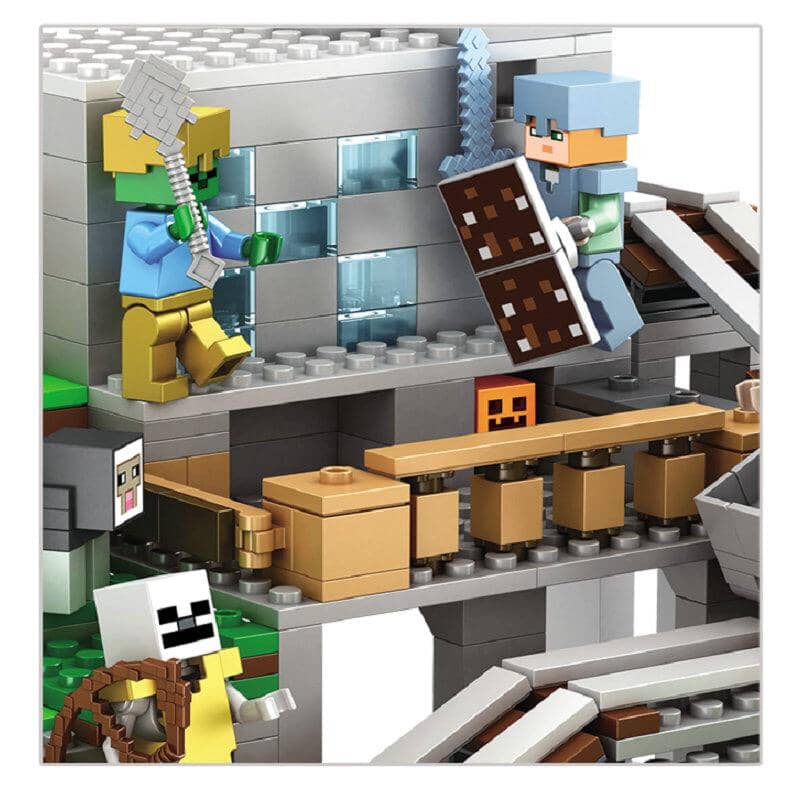 Bloco de Montar Minecraft - Modelo Caverna da Montanha - Inova + Brasil